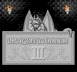 Dragon Warrior III Title Screen